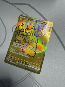 Pikachu EX Gold Hyper Rare 179/131 Pokemon Prismatic Evolutions Near Mint - Image 2