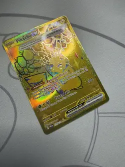 Pikachu EX Gold Hyper Rare 179/131 Pokemon Prismatic Evolutions Near Mint - Image 3