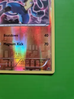 Pokemon TCG Lucario Fates Collide 47/124 Reverse Holo Rare Card Lp - Image 4