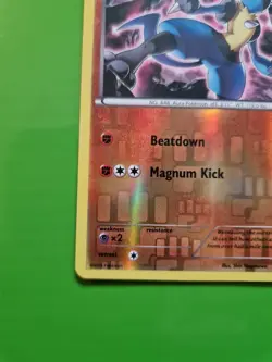 Pokemon TCG Lucario Fates Collide 47/124 Reverse Holo Rare Card Lp - Image 5