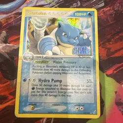 Pokemon Blastoise 14/100 EX Crystal Guardians 2006 Reverse Holo Rare 120 HP - Image 1