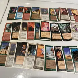 Vintage Magic the Gathering MTG Lot Of 36 Cards From The 1990s - Image 1