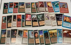 Vintage Magic the Gathering MTG Lot Of 36 Cards From The 1990s - Image 2