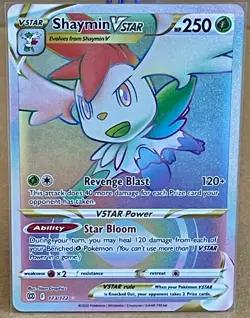 Shaymin VSTAR (Secret) 173/172 Swsh09: Brilliant Stars Holo Pokemon Cards - Image 1