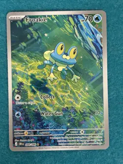 Pokemon TCG Froakie IR 088/086 Illustration Rare Full Art Holo Chaos Rising NM - Image 1