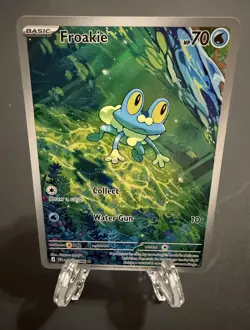 Pokemon TCG Chaos Rising Froakie Full-Art Illustration Rare 088/086 MINT - Image 1