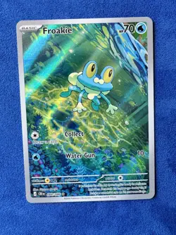The Pokemon Company Pokemon TCG Froakie Chaos rising 088/086 Full Art Holo IR EN - Image 1