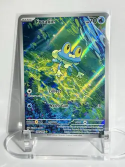 The Pokemon Company Pokemon TCG Froakie Chaos rising 088/086 Full Art Holo IR EN - Image 1