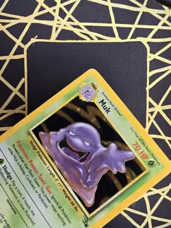 🔥 Muk 13/62 🔥 Original Holo Rare Fossil Set Pokemon Card WOTC TCG 1999 - Image 5