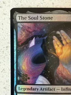 Magic The Gathering - The Soul Stone - Spider Man Prerelease Card! FOIL STAMP! - Image 2