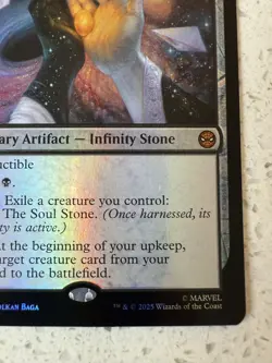 Magic The Gathering - The Soul Stone - Spider Man Prerelease Card! FOIL STAMP! - Image 4