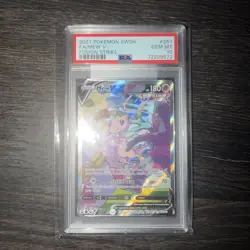 2021 POKEMON SWORD & SHIELD FUSION STRIKE #251 FULL ART/MEW V PSA 10🔥📈 - Image 1