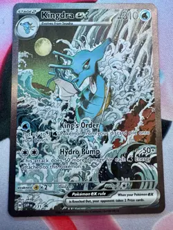 Pokemon Kingdra EX 131 TCG Shrouded Fable Scarlet Violet Promo - Image 2