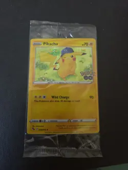 Pokemon Pikachu TCG Holo Rare Card Pokemon Go 028/078 Sealed Near Mint - Image 1