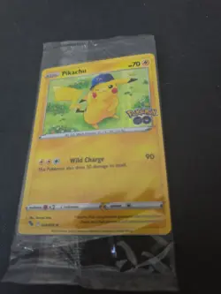 Pokemon Pikachu TCG Holo Rare Card Pokemon Go 028/078 Sealed Near Mint - Image 3
