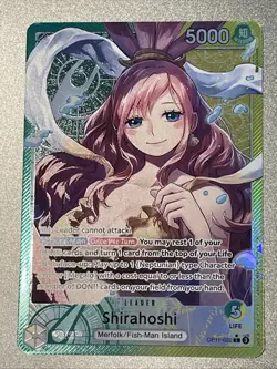 Shirahoshi OP11-022 Alt Art Holo Foil Leader - One Piece TCG - Image 1