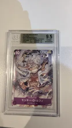 2023 One Piece Tcg # P041 Monkey Luffy Meet Up Event BGS 9.5 - Image 2