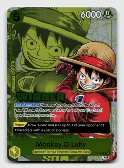 One Piece Promotion Cards #P-106 Monkey.D.Luffy (Winner Pack 2026 Vol. 2) - Image 1