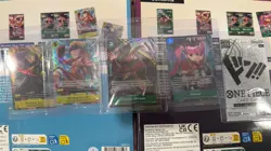 One Piece CCG Illustration Box Vol 3 & 4 Promos Lot Of 5 Luffy Zoro NEW Sealed - Image 1