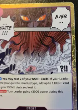 Ever White OP14-076 Foil Rare The Azure Sea's Seven One Piece Card Game - Image 3