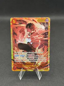 ONE PIECE TCG Portgas D. Ace OP16-118 SEC The Time of Battle ENGLISH SEC NM - Image 1