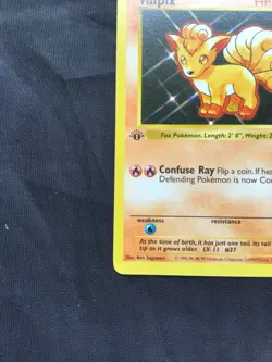 Pokemon Cards: Base Set 1st Edition Common: Vulpix 68/102 - Image 5