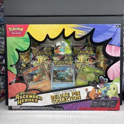 Pokemon TCG Ascended Heroes First Partner Deluxe Pin Collection Box Sealed New - Image 2
