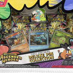 Pokemon TCG Ascended Heroes First Partner Deluxe Pin Collection Box Sealed New - Image 5