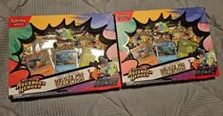 POKEMON TCG ASCENDED HEROES BOXES SEALED FIRST PARTNER DELUXE PIN COLLECTION X2 - Image 1