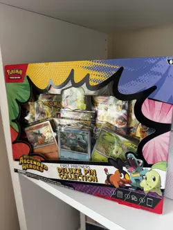 Pokemon Tcg Mega Evolution Ascended Heroes First Partner Deluxe Pin Collection - Image 1