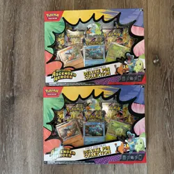 Pokemon TCG Ascended Heroes First Partner Deluxe Pin Collection Lot Of 2 New - Image 1