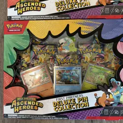 Pokemon TCG Ascended Heroes First Partner Deluxe Pin Collection Lot Of 2 New - Image 2