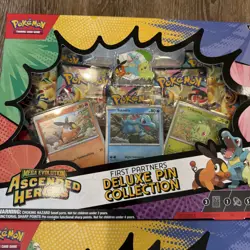 Pokemon TCG Ascended Heroes First Partner Deluxe Pin Collection Lot Of 2 New - Image 3