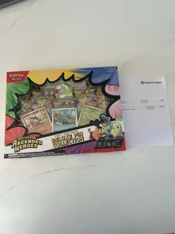 Pokemon TCG Mega Evolution Ascended Heroes Deluxe Pin Collection First Partner - Image 1