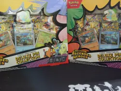 2× Pokemon TCG Ascended Heroes First Partner Deluxe Pin Collection Sealed - Image 3