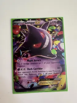 Pokemon Gengar EX TCG Holo Card 34/119 XY Phantom Forces ✨ - Image 1