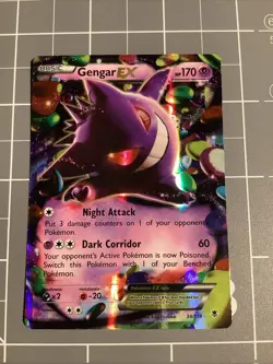 Gengar EX 34/119 XY - Phantom Forces Holo Pokemon TCG MP - Image 1