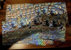 Pokemon TCG Scarlet & Violet Blastoise Blooming Waters Jumbo Lot of 35 Cards - Image 1