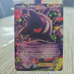 Gengar EX 34/119 XY Phantom Forces Holo Pokemon Card LP - Image 1