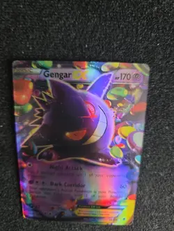 Pokemon Gengar EX TCG Holo Card 34/119 XY Phantom Forces ✨ - Image 4