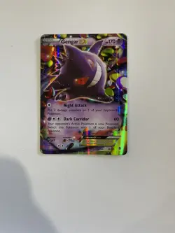 Gengar EX 34/119 XY Phantom Forces Holo Pokemon Card NM - Image 1