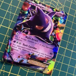 Pokemon Gengar EX TCG Holo Card 34/119 XY Phantom Forces - Image 2