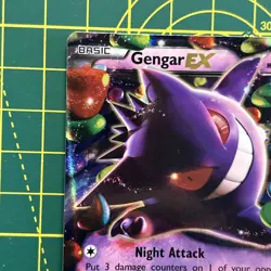 Pokemon Gengar EX TCG Holo Card 34/119 XY Phantom Forces - Image 3