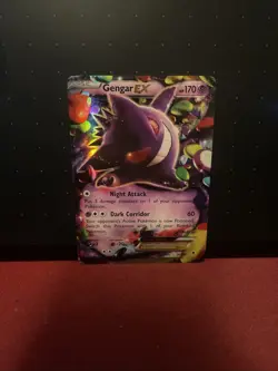 Pokemon Gengar EX TCG Holo Card 34/119 XY Phantom Forces - Image 1
