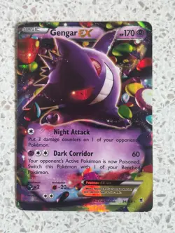 Pokemon TCG Gengar EX 34/119 XY-Phantom Forces Ultra Rare Holo English - Image 1