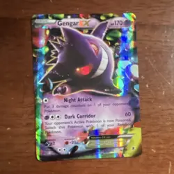 The Pokemon Company Gengar EX XY Phantom Forces 34/119 Holo Ultra Rare 170 HP - Image 1