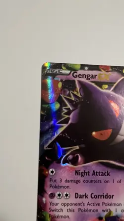 Pokemon - Gengar EX 34/119 XY Phantom Forces - Full Art Ultra Rare Holo - NM - Image 3