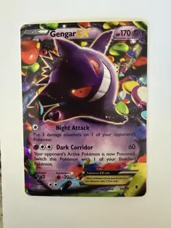 Pokemon Gengar EX XY Phantom Forces 34/119 Ultra Rare Holo 170 HP - Image 1