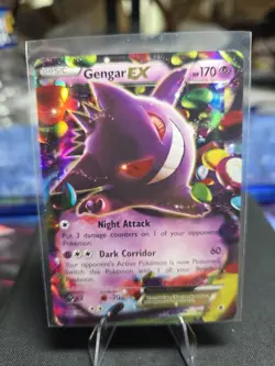 Pokemon Gengar EX Ultra Rare Holo 34/119 XY-Phantom Forces 170 HP Psychic - Image 1