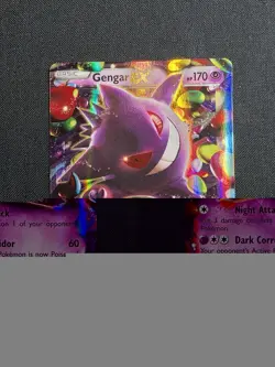 Pokemon Gengar EX Ultra Rare Holo 34/119 XY-Phantom Forces 170 HP Psychic - Image 2